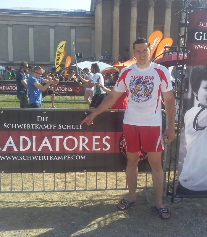 Dieter Spannagel Armwrestling Germany - Sportfestival München mit München Gladiators Armwrestling Verein